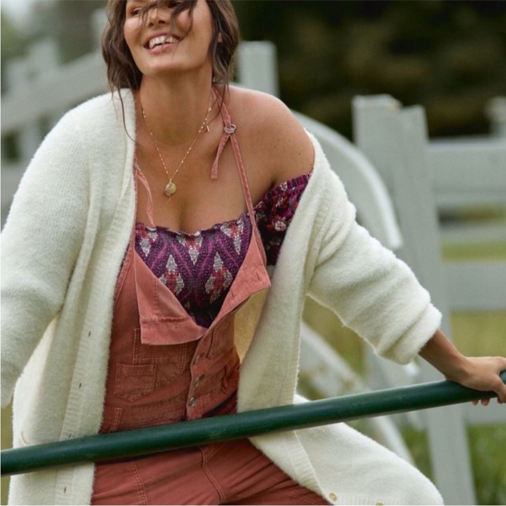 Anthropologie Conditions Apply Smocked
Sweetheart Blouse Pink Purple Small - Picture 4 of 10
